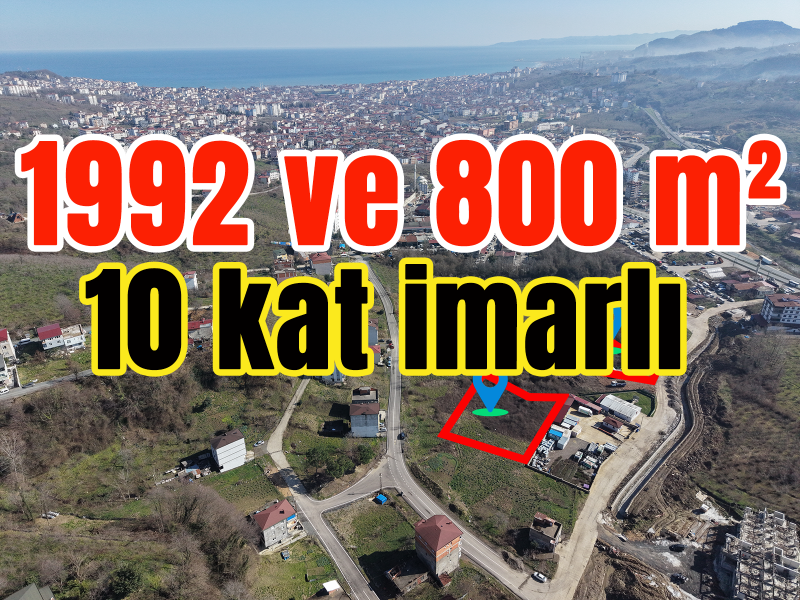 ÜNYE’NİN YÜKSELEN BÖLGESİNDE 10 KAT İMARLI FIRSAT ARSALAR